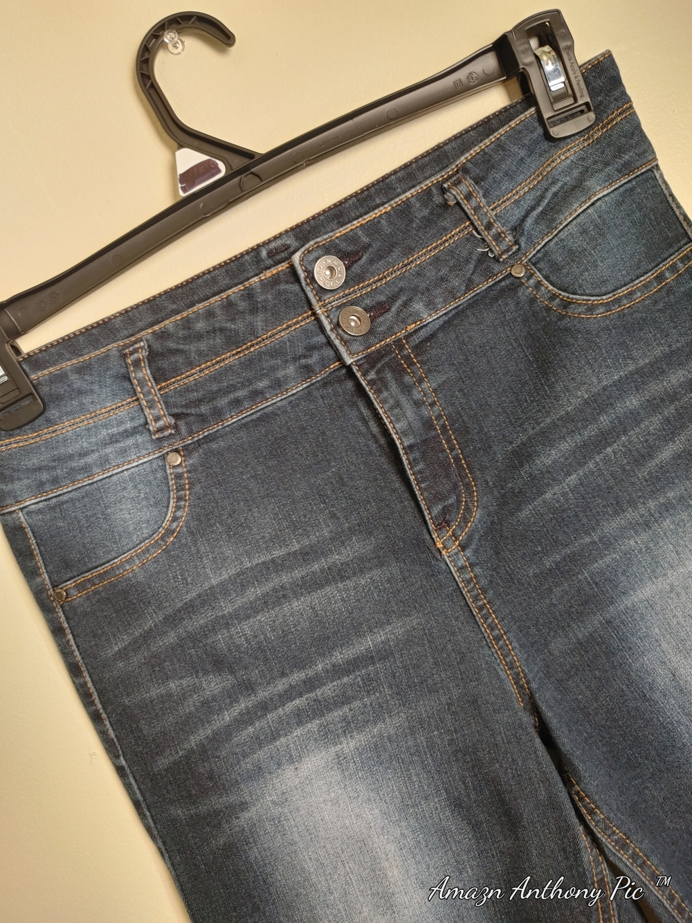 Tinseltown Dark Blue Denim Jeans - Classic Pocket Styling